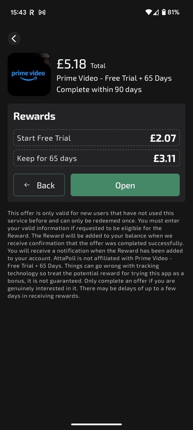 Real publisher offer milestone detail